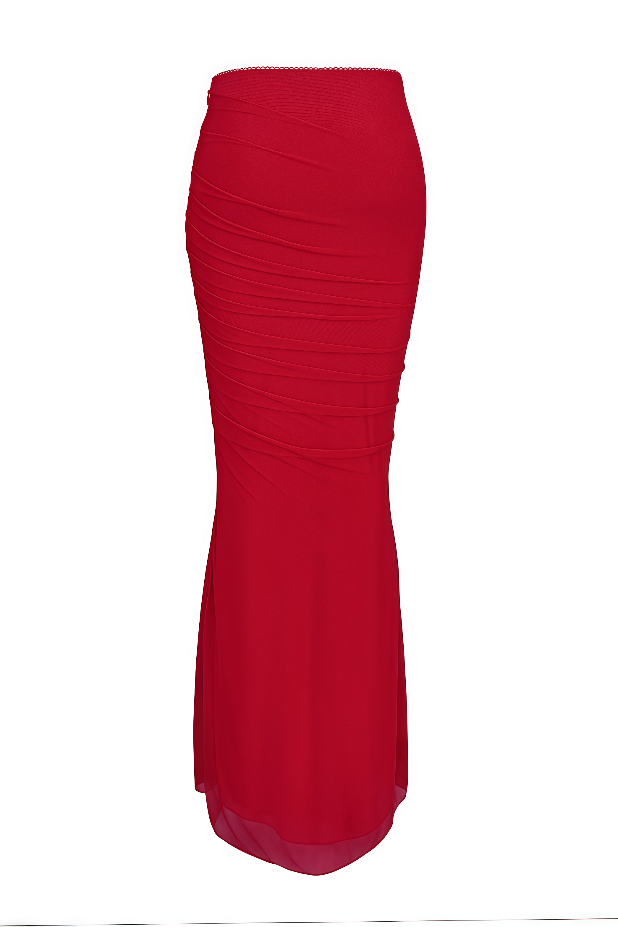 Kaelnt Red Halter Maxi Dress Set