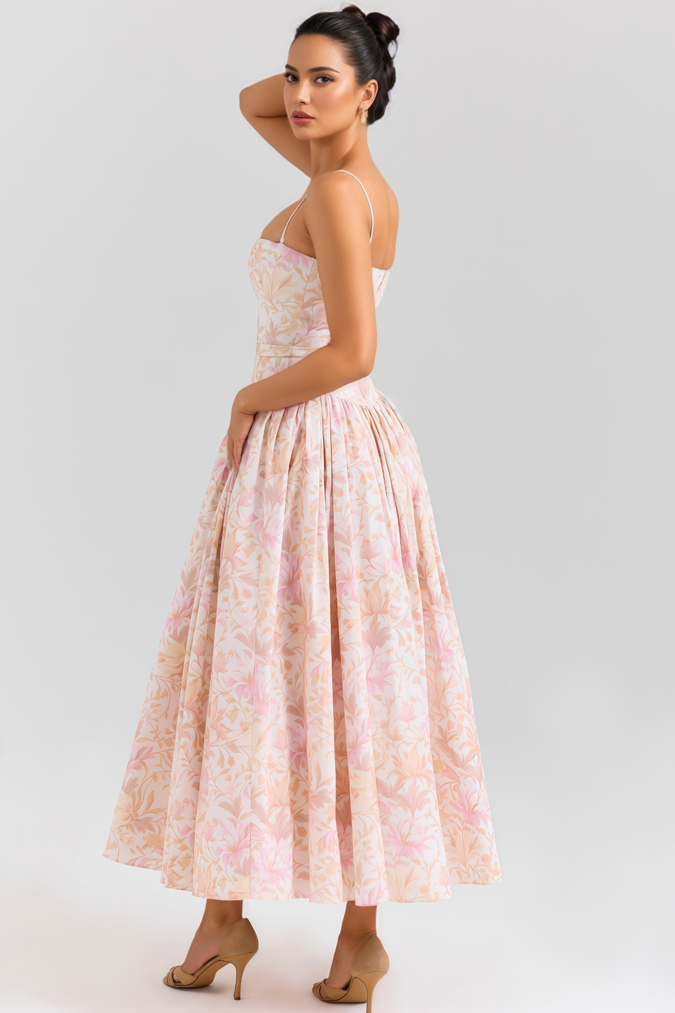 Harner Sleeveless Floral Maxi Dress