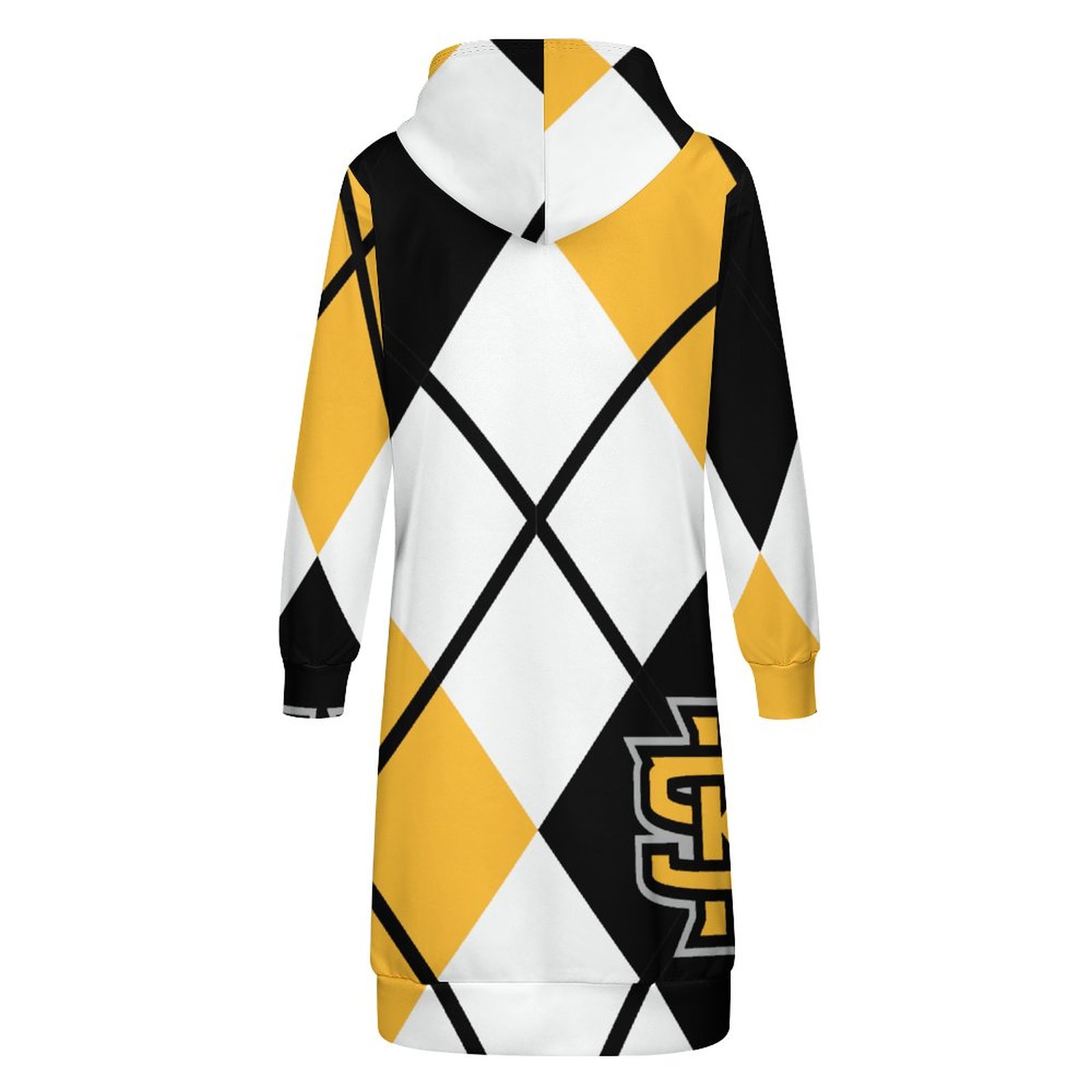 Kennesaw State University Argyle Zip Up Long Hoodie Jacket Women Tunic Sweatshirt Plus Size Open Front Cardigan Outfits