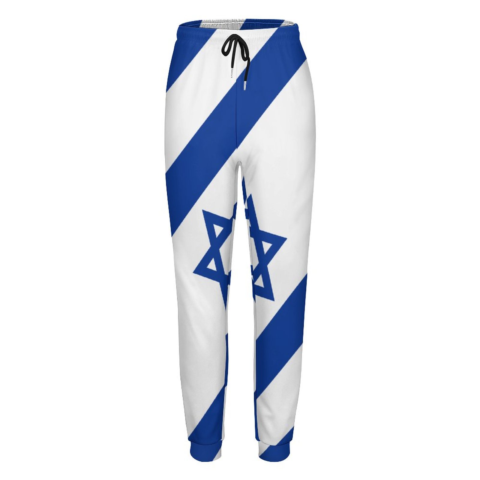 Israelian Flag Of Israel Women Drawstring Waist Sweatpants Casual Printed Pockets Tapered Joggers Pant
