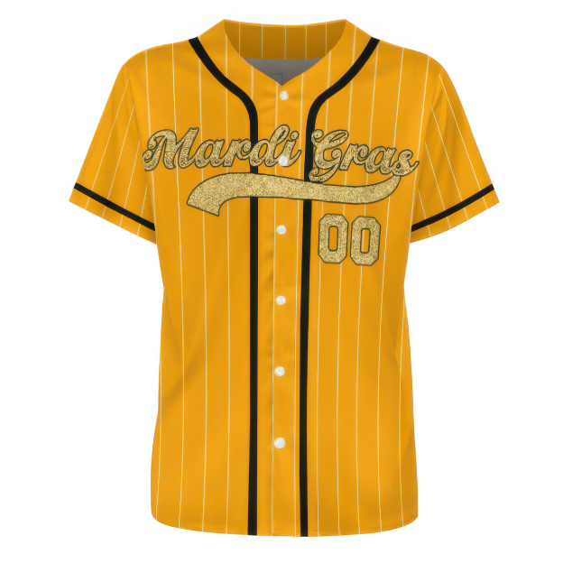 [Copy]Personalized Mardi Gras Baseball Jersey Custom Name And Number Baseball Jersey Mardi Gras Carnival Jersey Gift For Family Matching