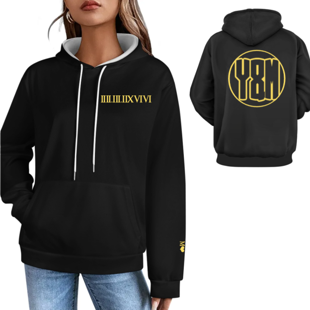 Custom Roman Numeral Date Sweatshirt Matching Couples Valentines Day Gift Personalized Anniversary Date Hoodie With Initials On Sleeve & Back