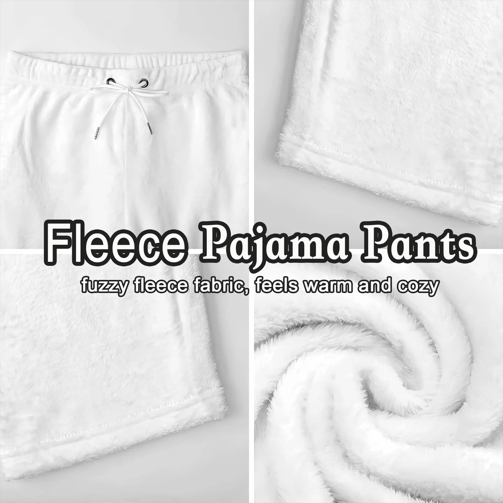 Custom Photo Plaid Personalized Pajama Pants Mens and Women and Kid Elastic Waist Family Matching Pants