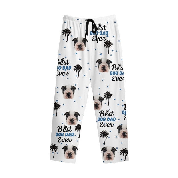 [Copy]Light Blue And White Gingham Printed Women Casual Elastic Waist Wide Leg Pants Trousers