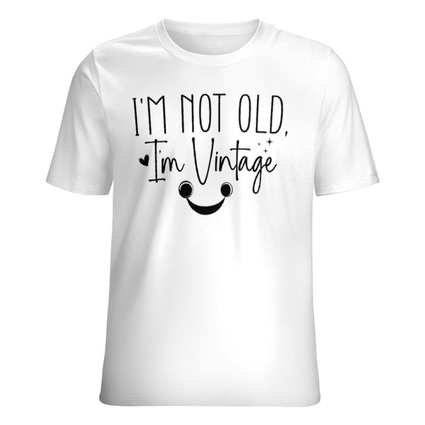 Charlylifestyle Unisex Casual I'm Not Old I'm Vintage T-Shirt-Charlylifestyle
