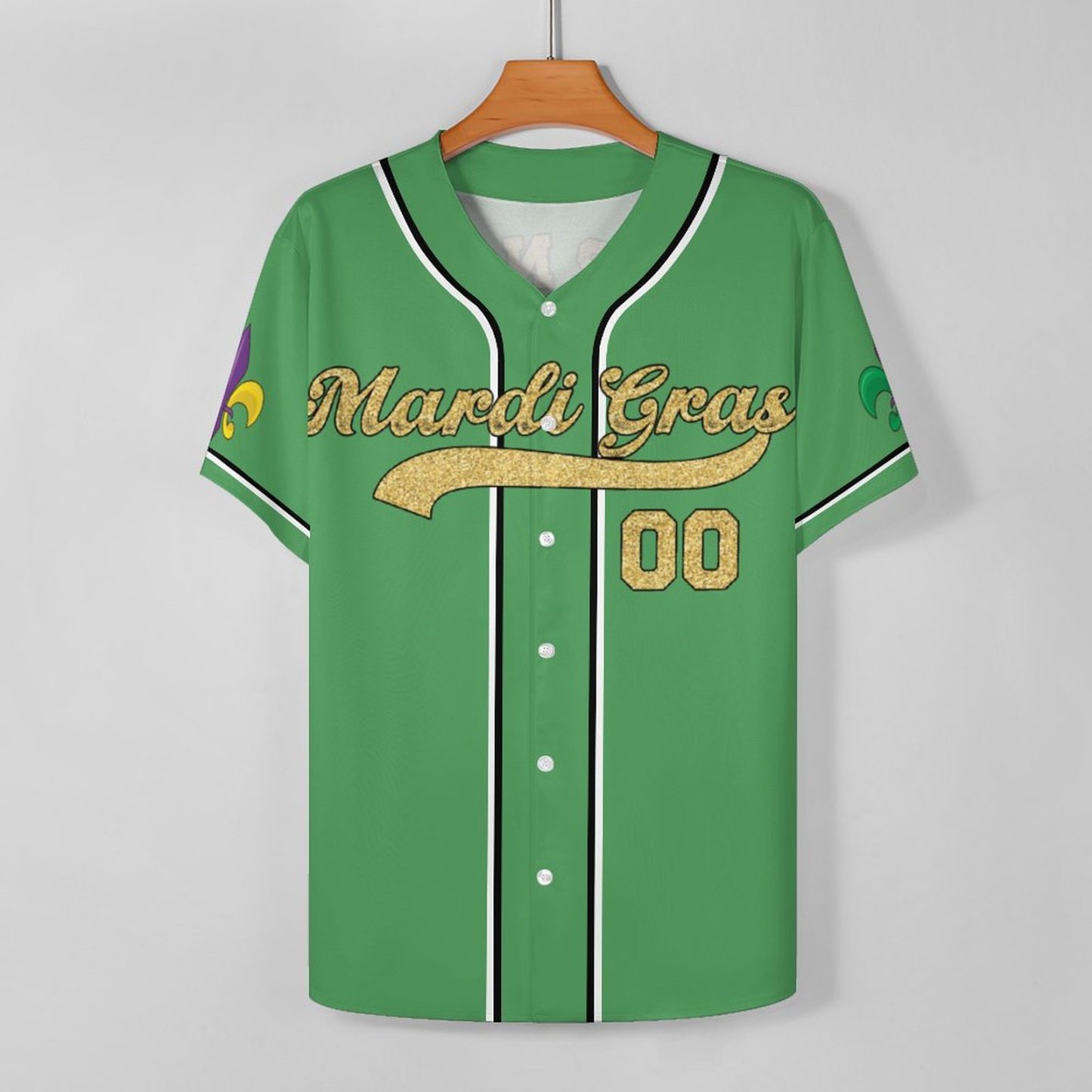 Personalized Mardi Gras Baseball Jersey Custom Name And Number Baseball Jersey Mardi Gras Carnival Jersey Gift For Family Matching