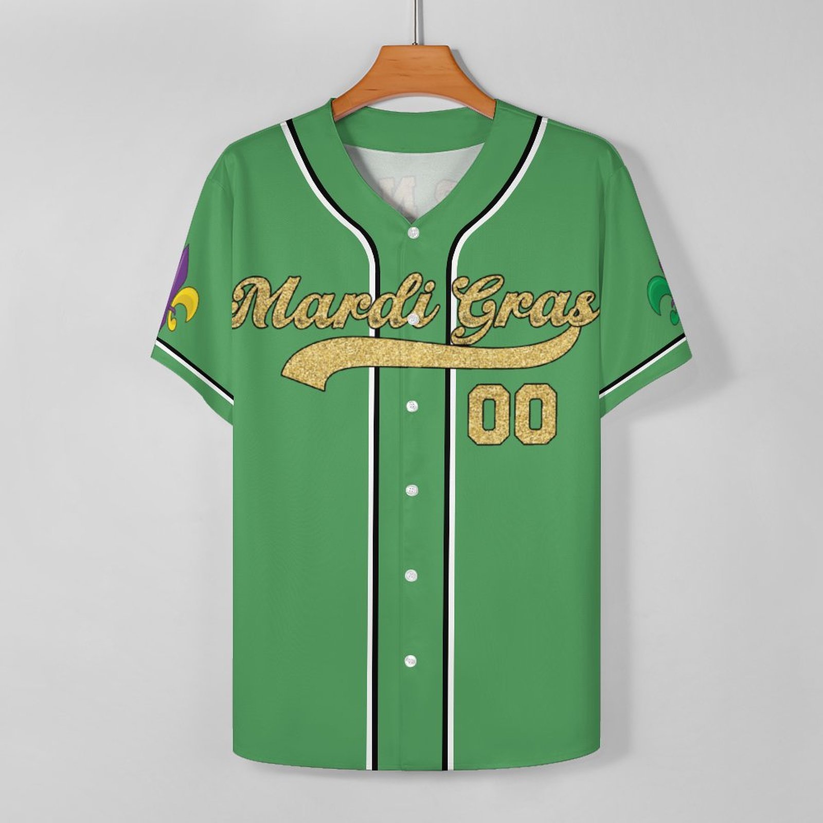 Personalized Mardi Gras Baseball Jersey Custom Name And Number Baseball Jersey Mardi Gras Carnival Jersey Gift For Family Matching
