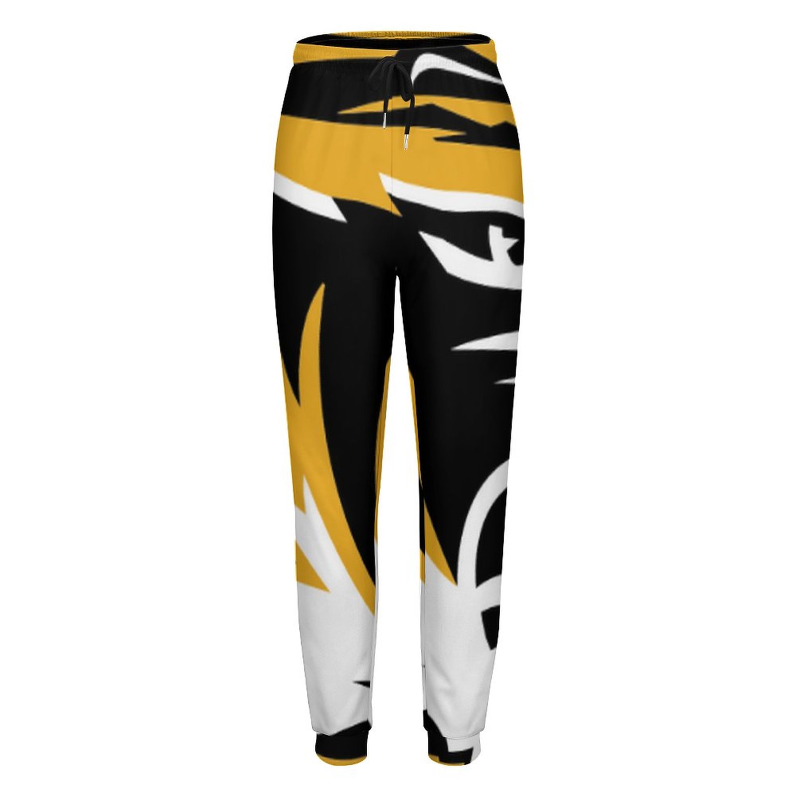 Mizzou Tiger Stripe Women Drawstring Waist Sweatpants Casual Printed Pockets tapered Joggers Pant
