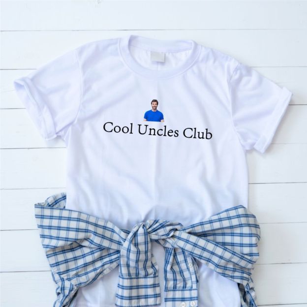 Cool Uncles Club Shirt Pregnancy Baby Announcement TShirt Gift for New Uncle to Be Pregnancy Reveal Tee Shirt
