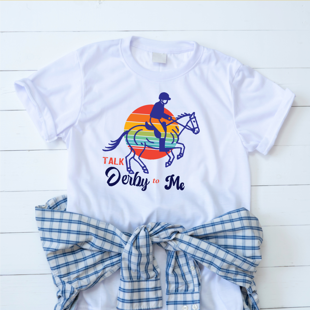 Talk Kentucky Derby To Me Shirt Custom KY Derby Day T-Shirt Personalized Horse Racing Lover Gift