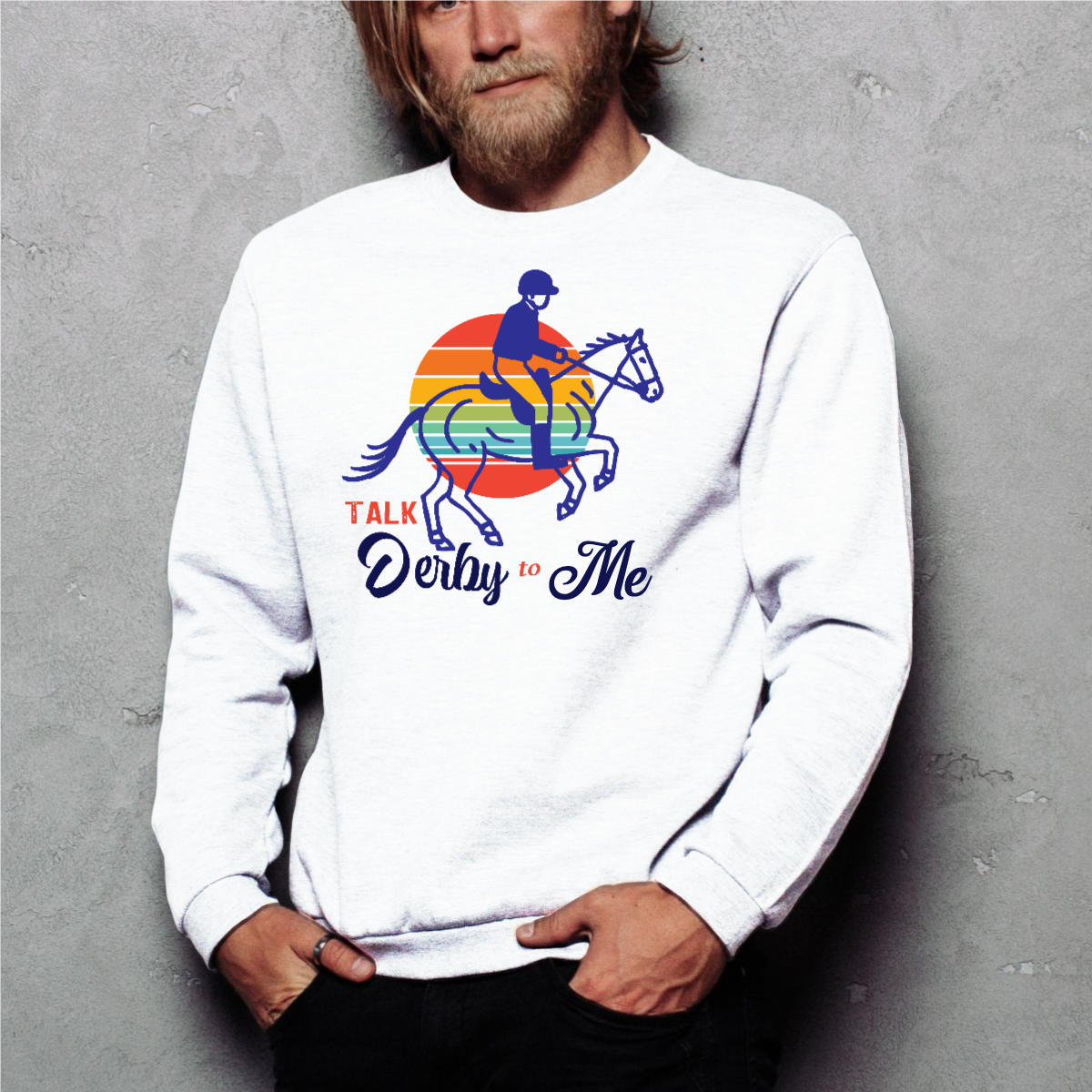 KY Derby Day Sweatshirt Custom Talk Kentucky Derby To Me Sweater Personalized Horse Racing Lover Gift