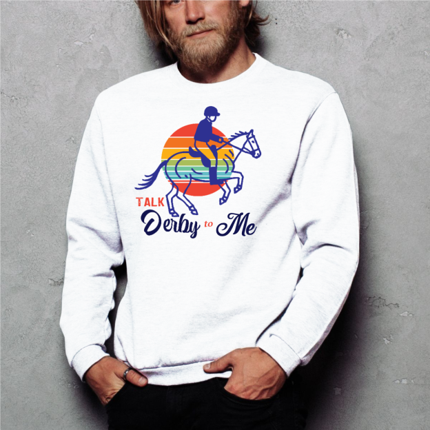 KY Derby Day Sweatshirt Custom Talk Kentucky Derby To Me Sweater Personalized Horse Racing Lover Gift