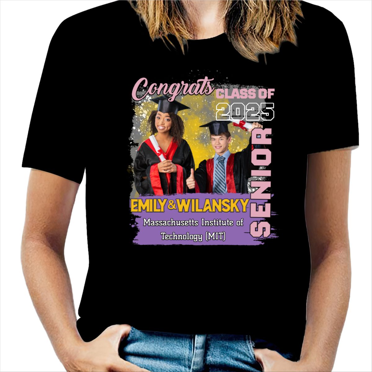 Custom Proud Family T-shirts Group 2025 Grad Tees Graduation Squad Graduate 2025 Shirt High School Graduate Gift tshirt