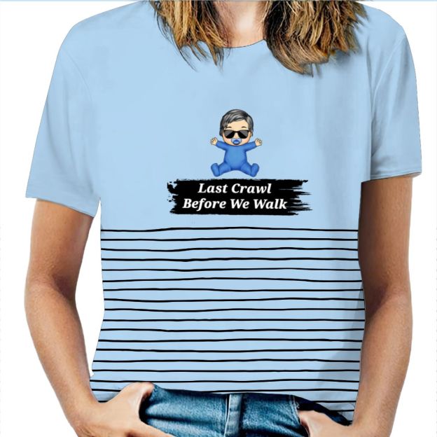 Graduate Baby College Grad Tshirt Custom Bar Crawl Class of 2025 Tee Baby Photo Sorority Grad Personalized Graduation Gift