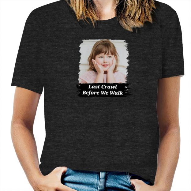Graduate Baby College Grad Tshirt Custom Bar Crawl Class of 2025 Tee Baby Photo Sorority Grad Personalized Graduation Gift