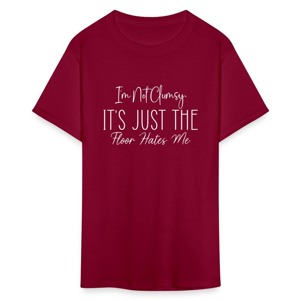 Charlylifestyle Unisex Casual I'm Not Clumsy It's Just The Floor Hates Me T-Shirt