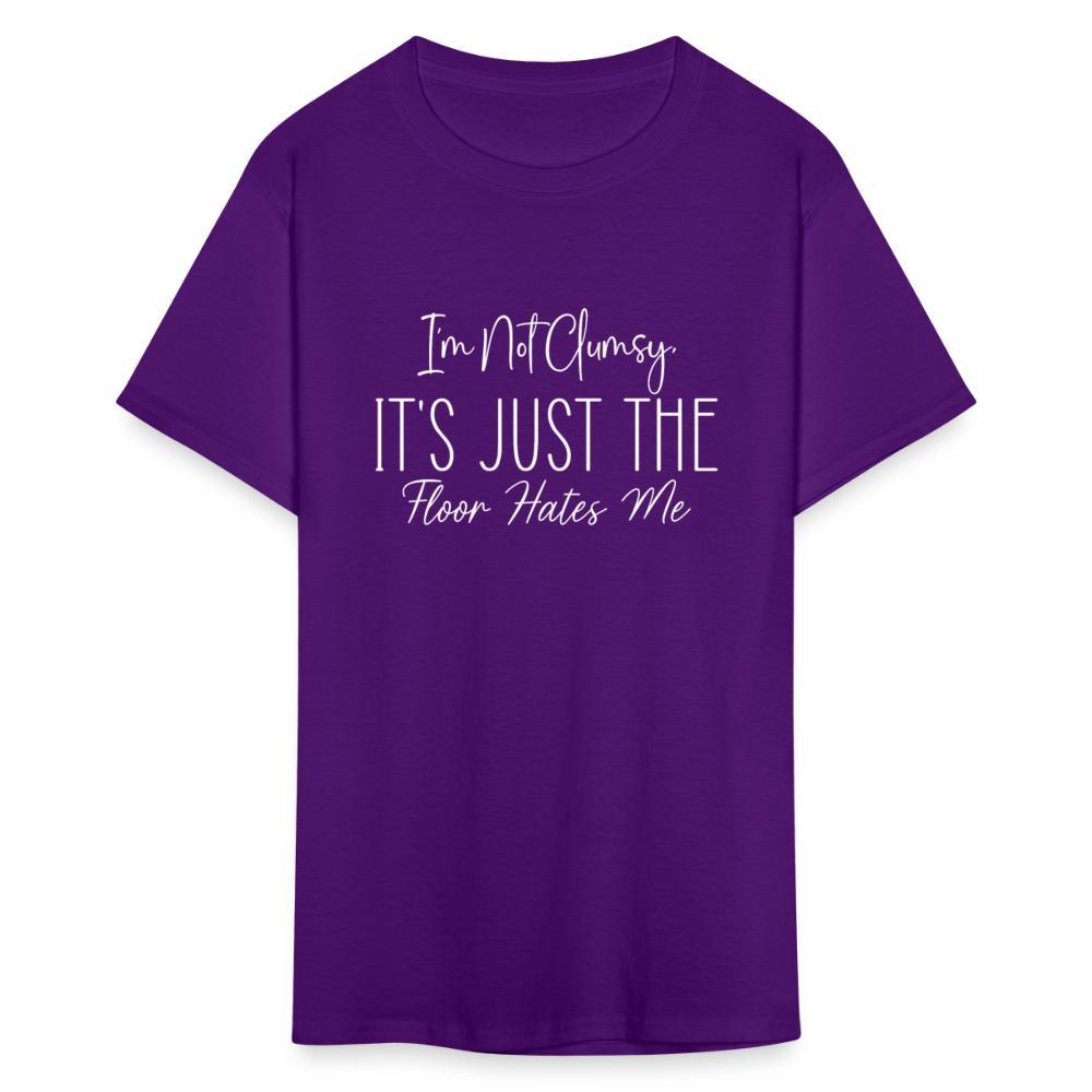 Charlylifestyle Unisex Casual I'm Not Clumsy It's Just The Floor Hates Me T-Shirt