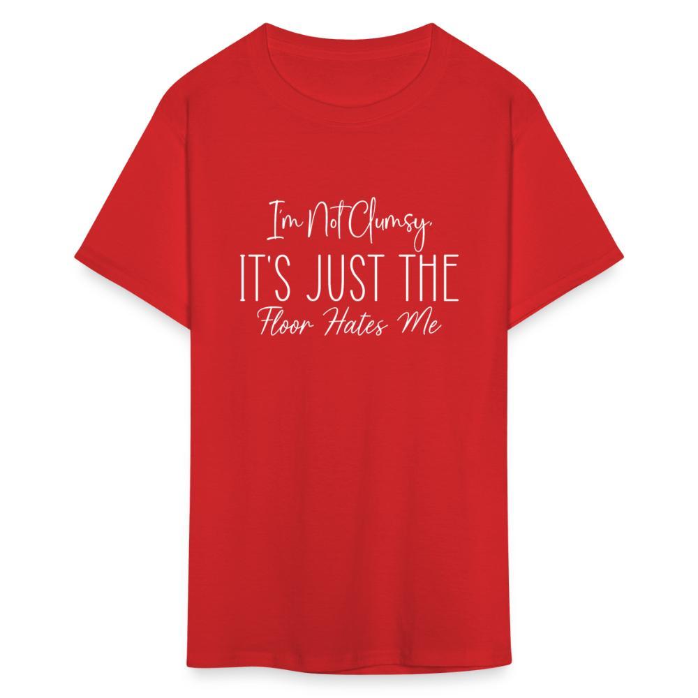 Charlylifestyle Unisex Casual I'm Not Clumsy It's Just The Floor Hates Me T-Shirt