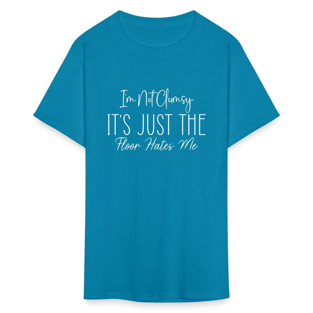 Charlylifestyle Unisex Casual I'm Not Clumsy It's Just The Floor Hates Me T-Shirt