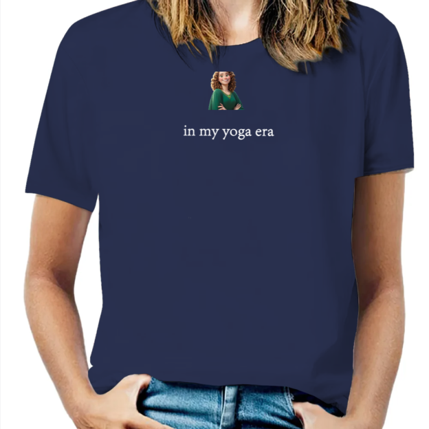 Fitness Workout In My Yoga Era Shirt Custom Exercise T-Shirt Personalized Meditation Shirt for Yoga Lover Gift for Mom