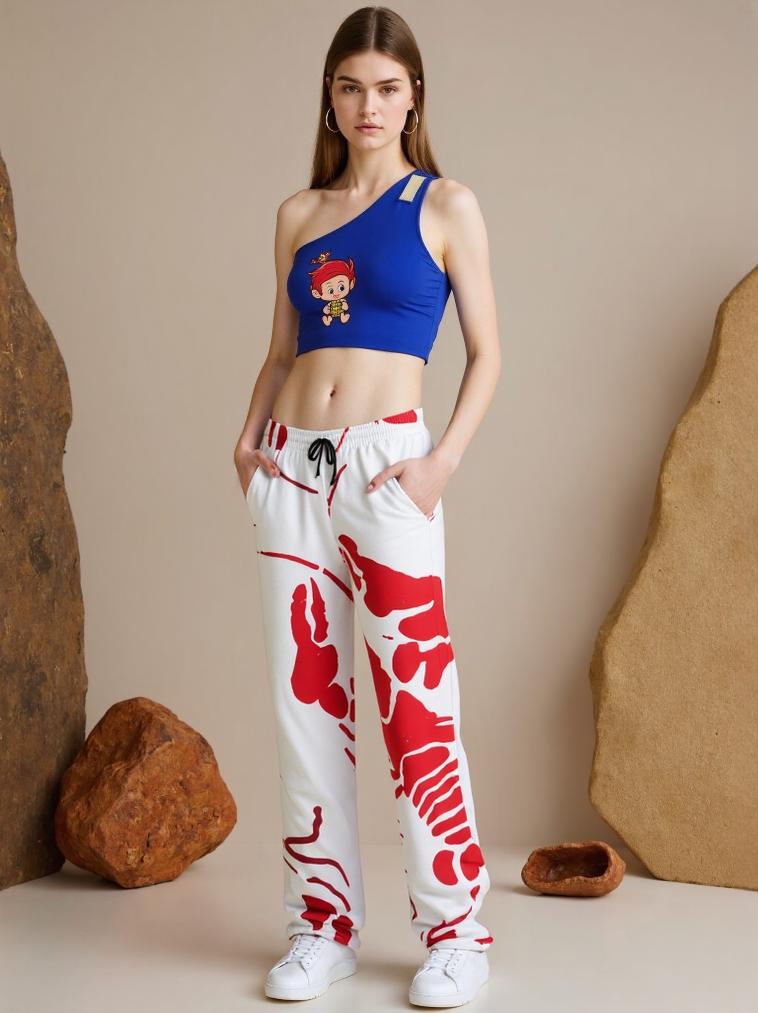 Lobster Bake Or Crawfish Boil Retro Women Drawstring Waist Sweatpants Casual Pockets tapered Joggers Pant