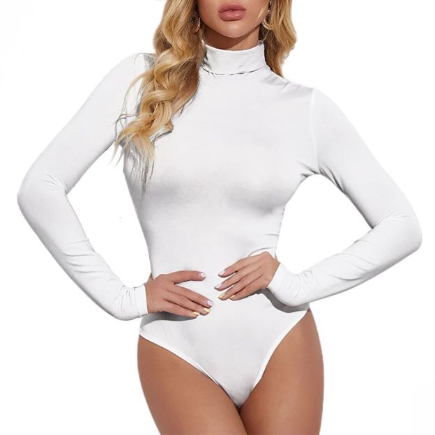 Create Your Own Custom Jumpsuit Long Sleeve Tops Bodysuit Personalized Slim Fit Body Suit Basic T Shirts Jumpsuit
