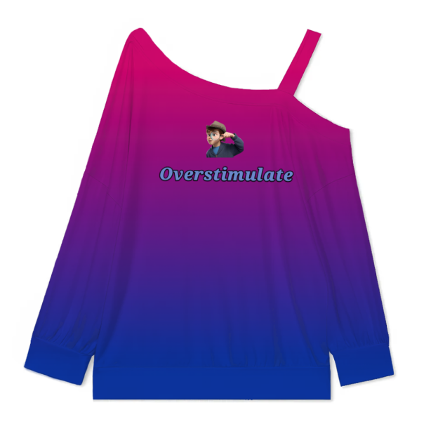 Overstimulated Off Shoulder T-shirt for Mom Cowboy Frog T-Shirt Unhinged Weirdcore Clothing Gen Z Shirt Weird Stuff Funny TShirt