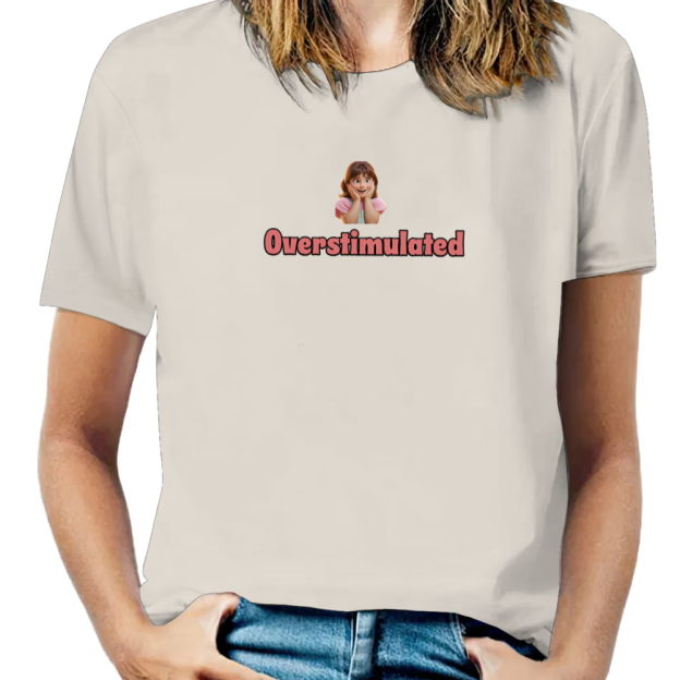 Overstimulated Shirt for Mom Cowboy Frog T-Shirt Unhinged Weirdcore Clothing Gen Z Shirt Weird Stuff Funny TShirt