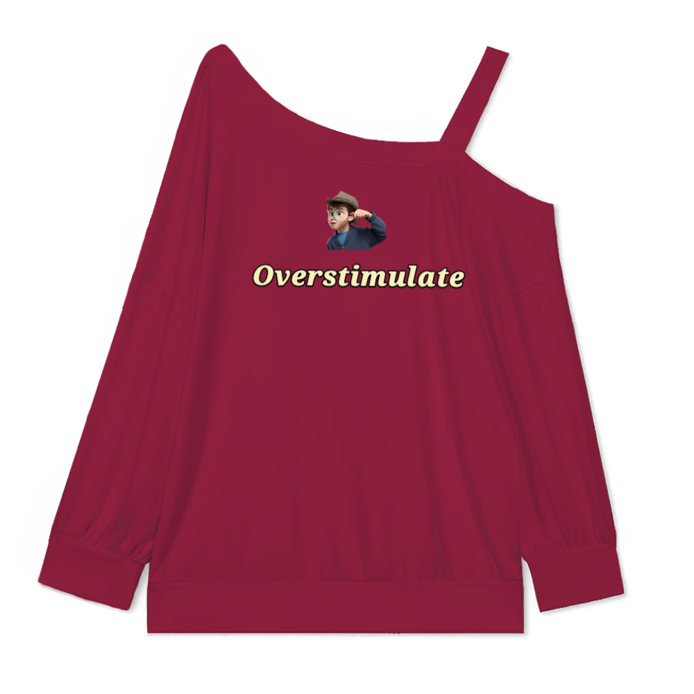 Overstimulated Off Shoulder T-shirt for Mom Cowboy Frog T-Shirt Unhinged Weirdcore Clothing Gen Z Shirt Weird Stuff Funny TShirt