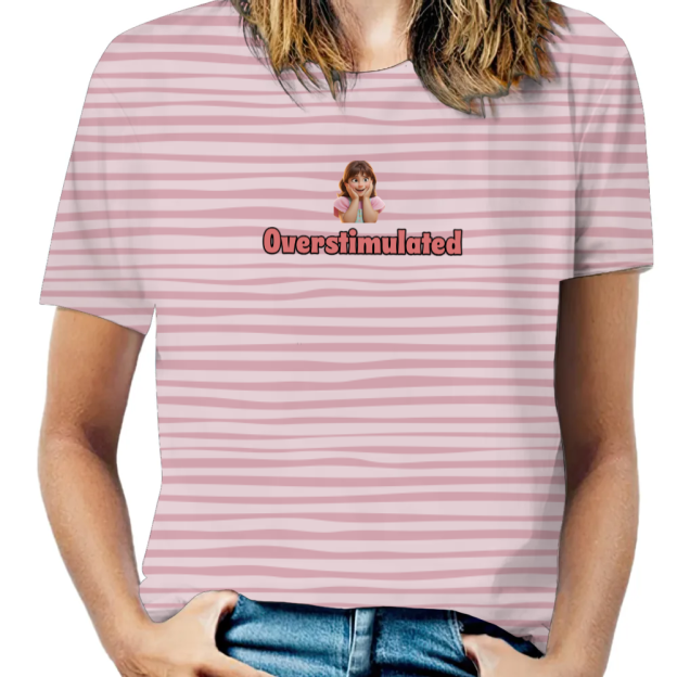 Overstimulated Shirt for Mom Cowboy Frog T-Shirt Unhinged Weirdcore Clothing Gen Z Shirt Weird Stuff Funny TShirt