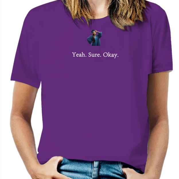 Yeah Sure Okay Shirt Custom Mental Health Shirt for Women For Friend Personalized Trending Music Gift for Her