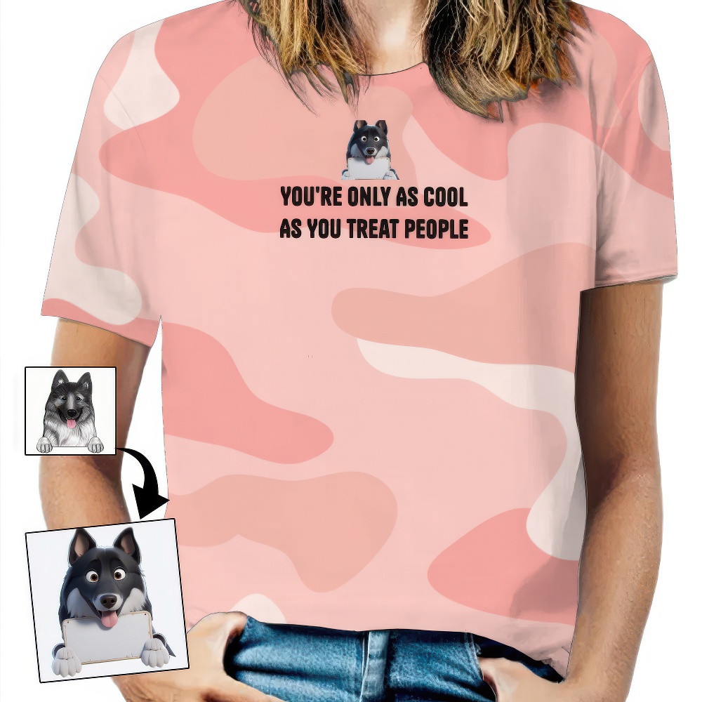 You're Only As Cool As You Treat People Shirt Positive Affirmation T-Shirt Trendy Kindness Motivational Gift For Her