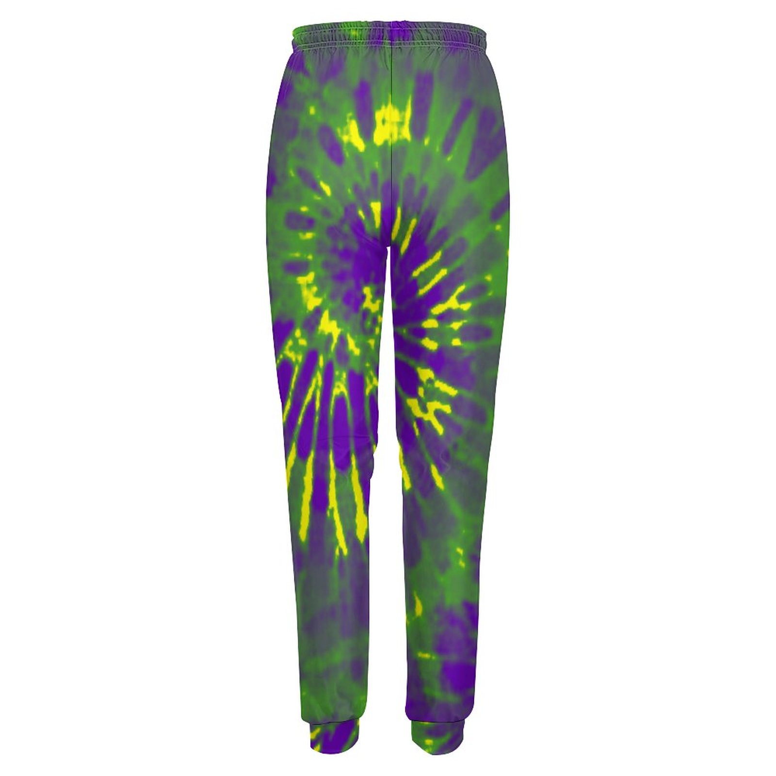Mardi Gras Tie Dye Women Drawstring Waist Sweatpants Casual Printed Pockets tapered Joggers Pant