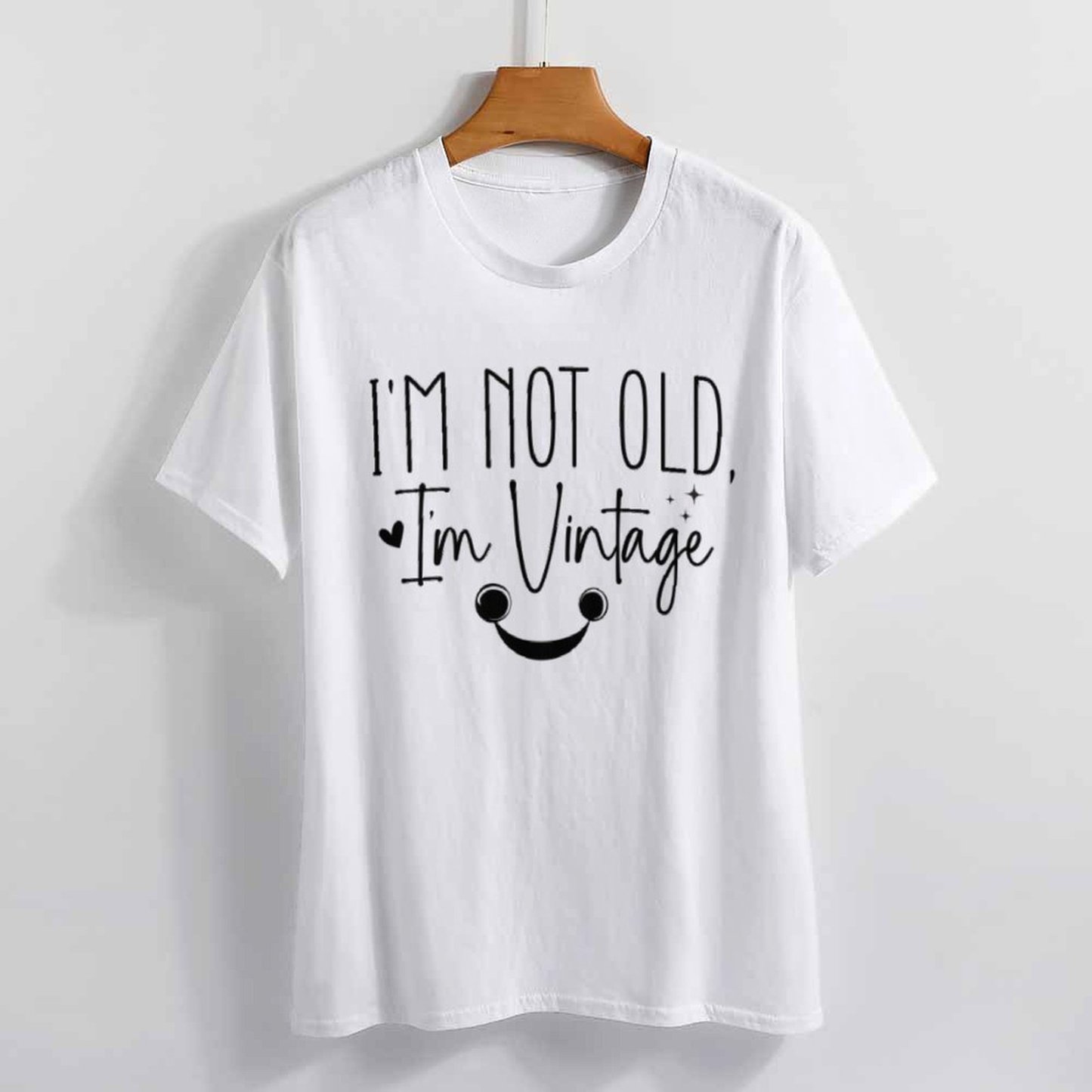 Charlylifestyle Unisex Casual I'm Not Old I'm Vintage T-Shirt-Charlylifestyle