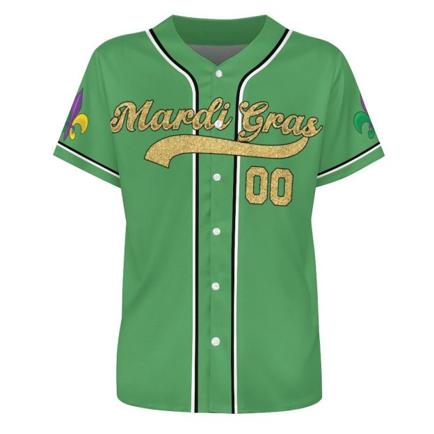 Personalized Mardi Gras Baseball Jersey Custom Name And Number Baseball Jersey Mardi Gras Carnival Jersey Gift For Family Matching