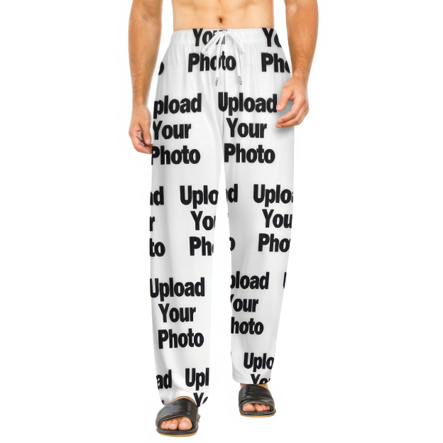Personalized by Yourself Women Turn Down Blouse Custom UPLOAD YOUR Photo Pajamas Pants Gift for Couples