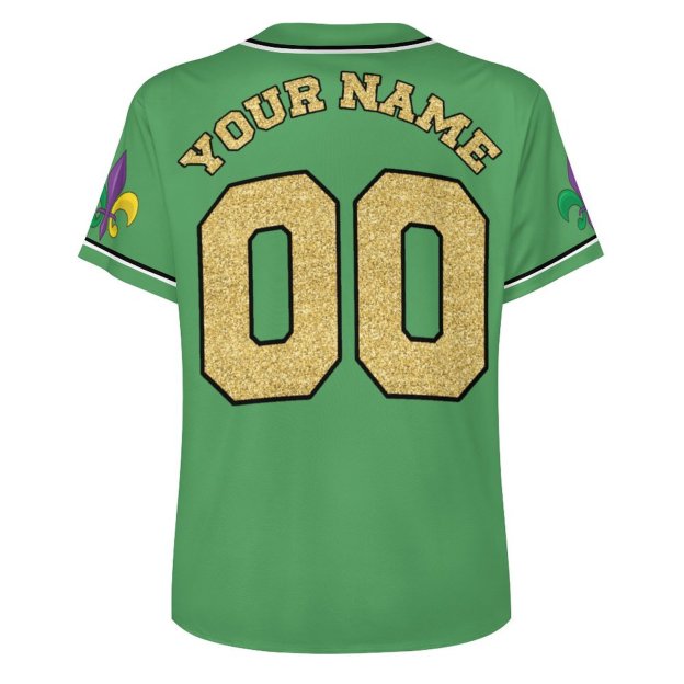Personalized Mardi Gras Baseball Jersey Custom Name And Number Baseball Jersey Mardi Gras Carnival Jersey Gift For Family Matching