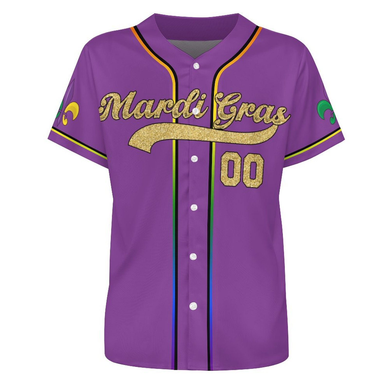 Personalized Mardi Gras Baseball Jersey Custom Name And Number Baseball Jersey Mardi Gras Carnival Jersey Gift For Family Matching