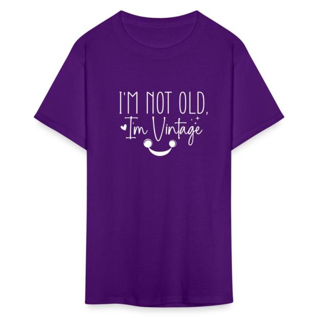 Charlylifestyle Unisex Casual I'm Not Old I'm Vintage T-Shirt