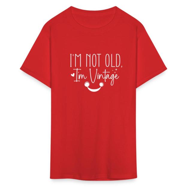 Charlylifestyle Unisex Casual I'm Not Old I'm Vintage T-Shirt