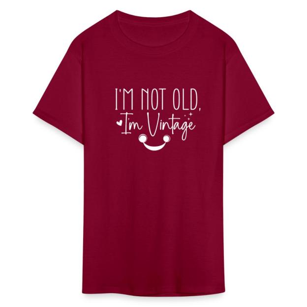 Charlylifestyle Unisex Casual I'm Not Old I'm Vintage T-Shirt