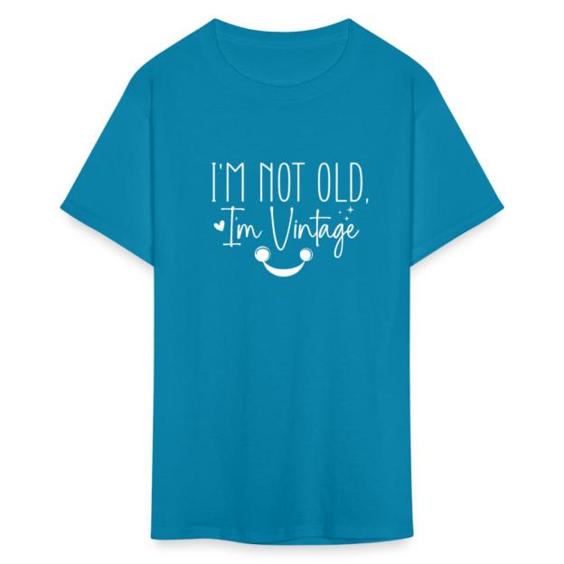 Charlylifestyle Unisex Casual I'm Not Old I'm Vintage T-Shirt