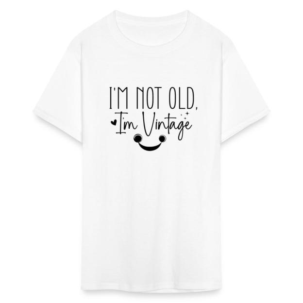 Charlylifestyle Unisex Casual I'm Not Old I'm Vintage T-Shirt