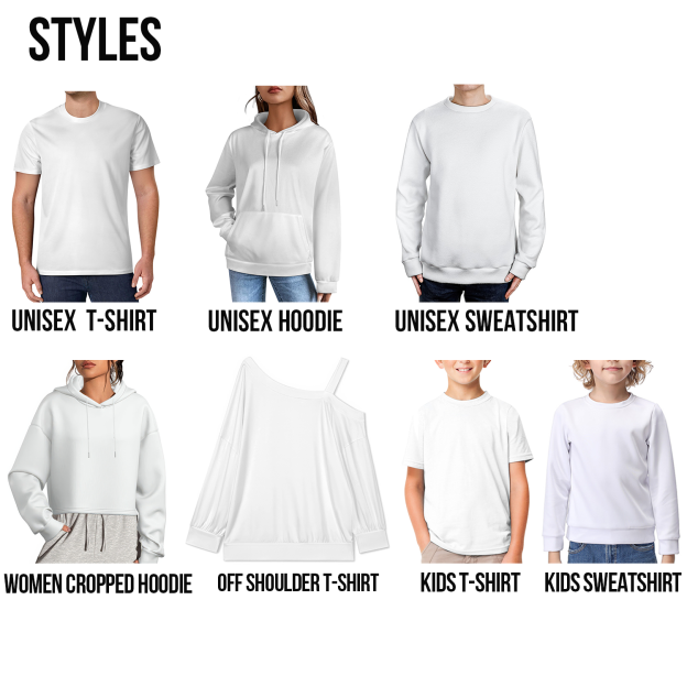 Custom T-Shirt Personalized Design Your Own Text Image Logo Photo 2 Side All Over Print Custom Bootleg Tee