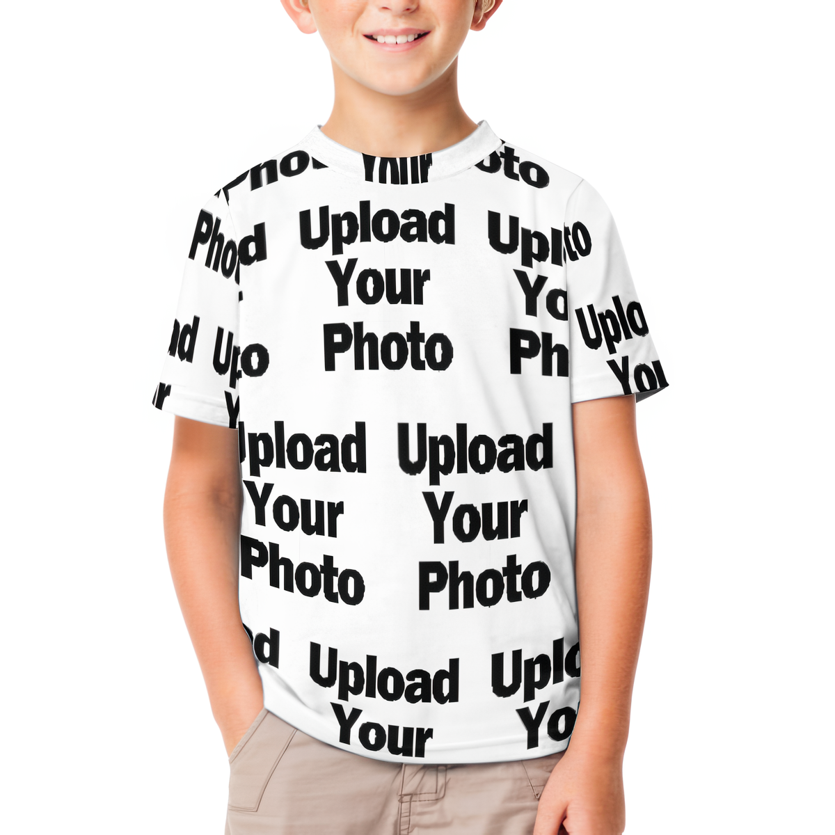 Personalized by Yourself Kids T-shirt Custom UPLOAD YOUR Photo Pajamas Pants Gift for boys and Girls