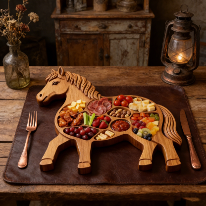 🔥🔥New Year 50% Off--🐮 Animal Wooden Charcuterie Board