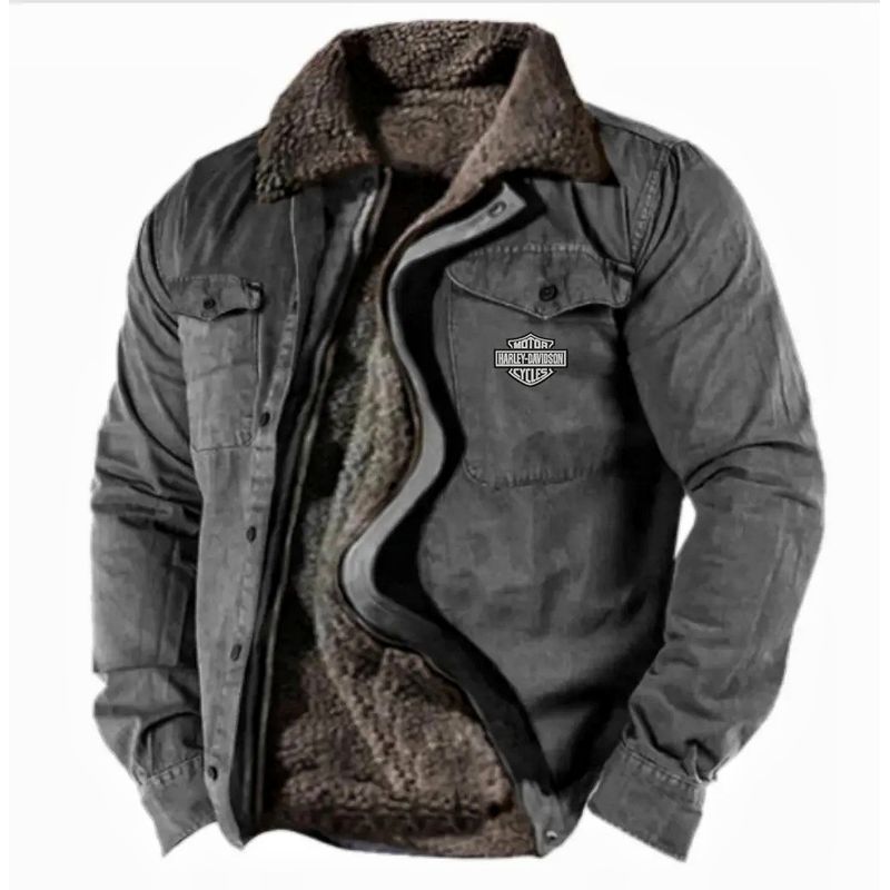 🔥Only Today Free Shipping🔥Men's Winter Coat Winter Work Jackets Plush Fleece Warm Lining Zipper Tactical Outdoor Comfort Jacket