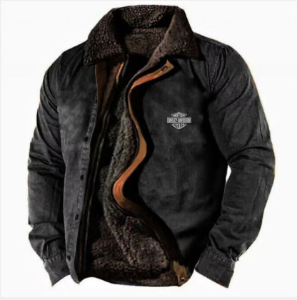 🔥Only Today Free Shipping🔥Men's Winter Coat Winter Work Jackets Plush Fleece Warm Lining Zipper Tactical Outdoor Comfort Jacket