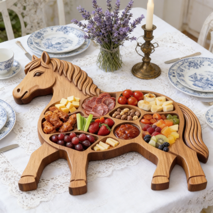 🔥🔥New Year 50% Off--🐮 Animal Wooden Charcuterie Board