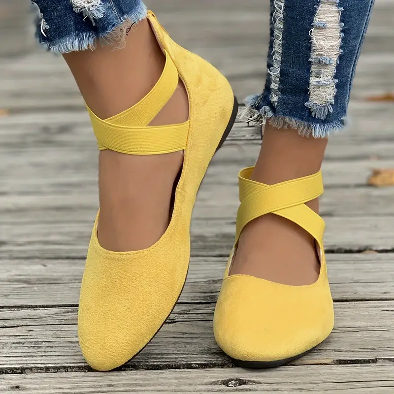 Women's Comfortable Ballet Flat Shoes - Comfortable Slip On Shoes for All Seasons